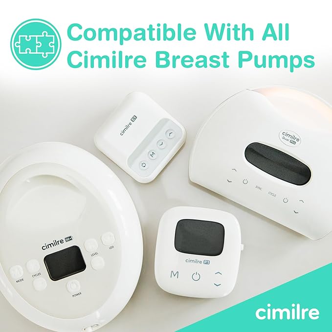 Cimilre 16MM Breast Milk Collection Kit, Double Pumping Breast Milk Collector Kit to Store Breast Milk, Includes Breast Shields, Valves, Backflow Protectors & Bottles