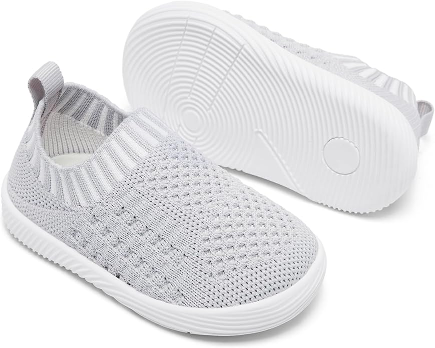 MORENDL Baby Toddler Walking Socks Non-Slip Breathable Unisex Casual Sneakers