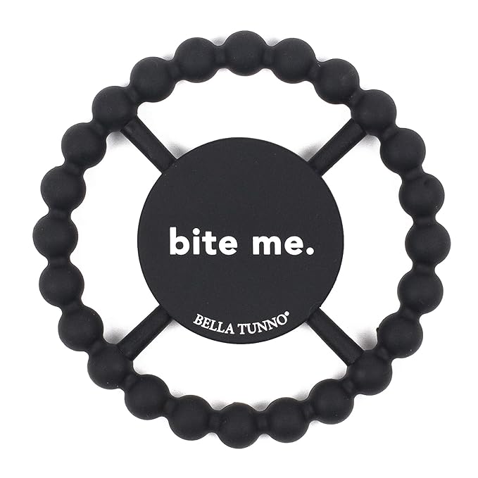 Baby Teether by Bella Tunno, Silicone Teethers for Babies 3-6 months, 6-12 months, Baby Toys, Pacifier, Teething Relief, Boys, Girls, Bite Mec