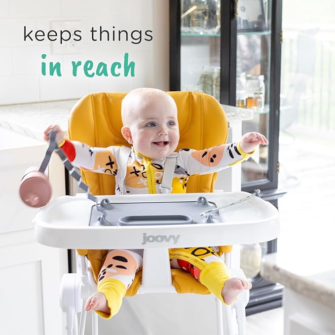 BUSY BABY Silicone Mat Bundle - 1 Original Mat Plus 1 Mini Mat, New Stronger Suction Cups, 6 Straps to Secure Baby Essentials and Keep Off The Floor, Baby Led Weaning, Wet Bag Included (Spearmint)