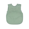 BapronBaby Minimalist Sage Bapron - No Neck Tie Safer Bib for Baby & Toddler - Soft Waterproof Stain Resistant - Machine Washable - Sz Baby/Toddler 6m-3T