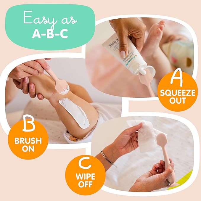 Bumco Diaper Cream Spatula - BPA-Free Diaper Bag Essentials, Soft Butt Spatula Baby, Mom-Invented Butt Paste Spatula, Bumco Diaper Cream Spatula, Flexible Diaper Cream Applicator, Bumco Baby Bum Brush