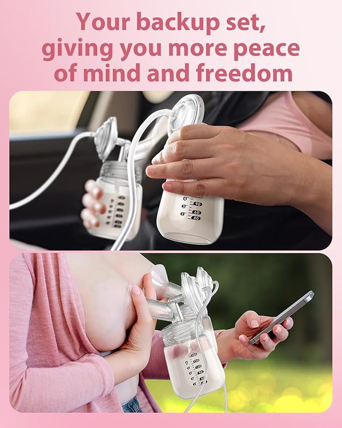 19MM Flange and Duckbill Valve Set Compatible with Spectra S1 S2 9 Plus, Wide Mouth Breast Pump Replacement Parts, Multiple Size Options 13–30mm, Not Original Accessories