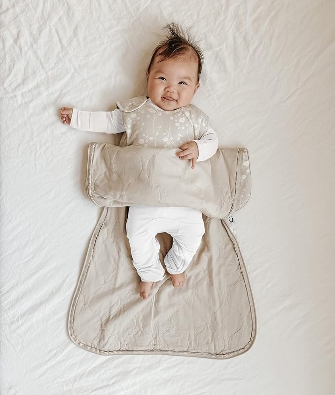 GUNAMUNA günamüna Unisex Baby, Toddler Wearable Blanket, Sleeping Bag Bamboo Rayon, Sleep Sack with Diaper Zipper, 2.6 TOG