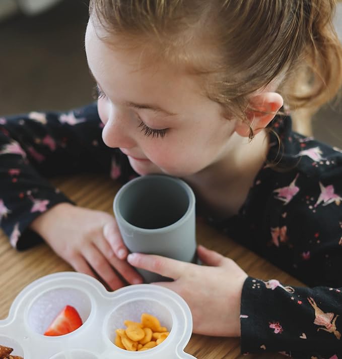 otterlove Silicone Baby & Toddler Training Cup - Pediatric OT Approved - 100% Platinum Pure LFGB Silicone - Unbreakable - Plastic Free - Tiny Cup Perfect for Baby Led Weaning