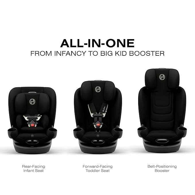 Callisto G 360 Select Rotating All-in-One Convertible Car Seat - Black