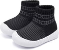 Eashi Baby Boy Girl Non-Skid Indoor Infant Walking Shoes Breathable Warm Elastic Sock Shoes with Memory Sole Protect Toes Outdoor Sneakers