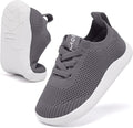 MORENDL Toddler Wide Toe Box Barefoot Shoes Baby First Walking Shoes Boys Girls Non-Slip Zero Drop Minimalist Sneakers