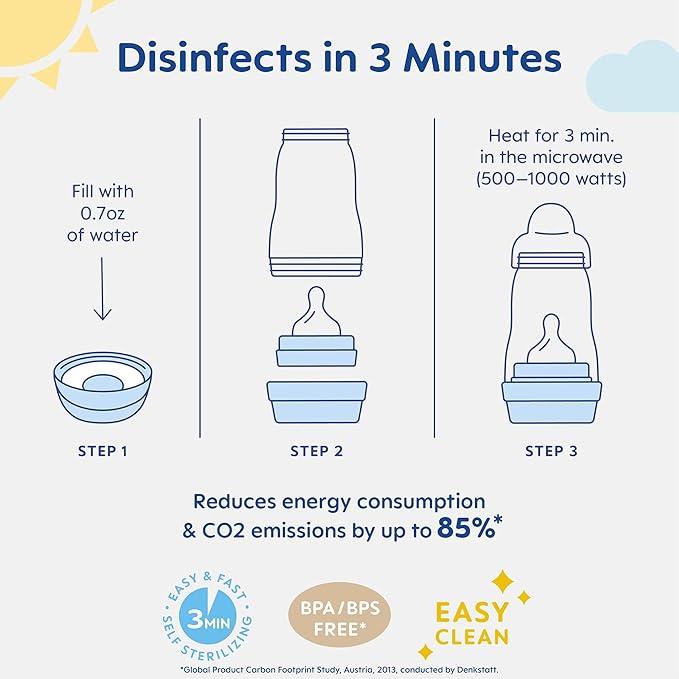 MAM 9oz Easy Start Anti-Colic Baby Bottles, Medium Flow with Bonus Fast Flow Nipple, Breastfeeding-Like Silicone, Reduces Colic and Gas, Easy-to-Clean, BPA-Free, 2 Plus Months
