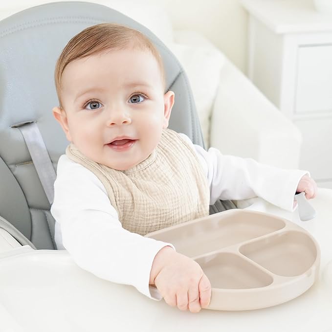 100% Cotton Muslin Baby Bibs 10-Pack Baby Drool Bibs for Unisex Baby Toddlers Infant Newborns Drooling and Teething