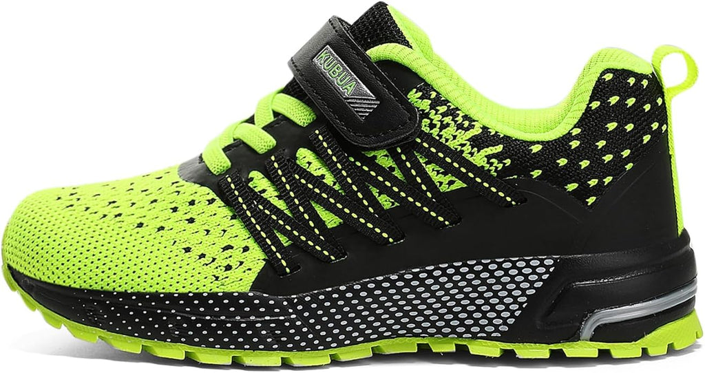 KUBUA Kids Sneakers for Boys Girls Running Tennis Shoes Lightweight Breathable Sport Athletic