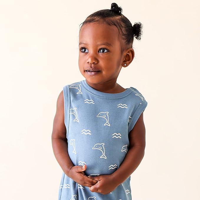 PARADE Organic Tank Rompers - Signature Prints