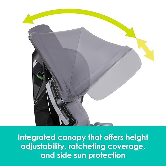 Baby Trend Cover Me 4-in-1 Convertible Car Seat, Desert Pink