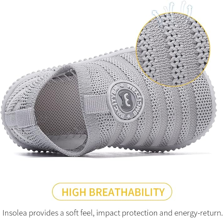 BMCiTYBM Baby Shoes Boy Girl Infant Sneakers Non-Slip First Walkers 6 9 12 18 24 Months