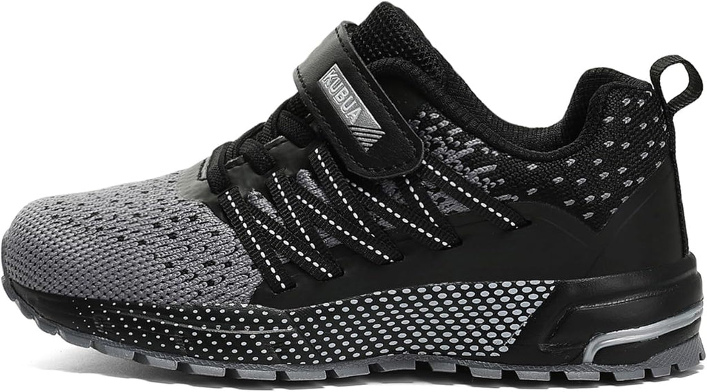 KUBUA Kids Sneakers for Boys Girls Running Tennis Shoes Lightweight Breathable Sport Athletic