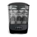 Baby Brezza Bottle Sterilizer and Dryer Advanced – 33% Faster - Largest Capacity Steam Sanitizer - Universal Sterilization Machine for All Bottles + Pump Parts - HEPA Air Filter, Charcoal