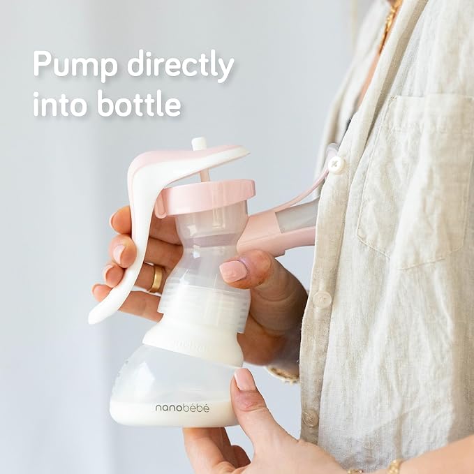 Nanobebe Breastmilk Bottle, Breastfeeding Newborn Breast Like, Anti Colic, Perfect Latch, Preserves Breast Milk nutrients, Twin-Pack Sage