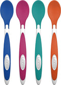 Dr. Brown's TempCheck Temperature Color-Changing Spoons for Babies and Toddlers, BPA Free, 4 Count (Pack of 1)