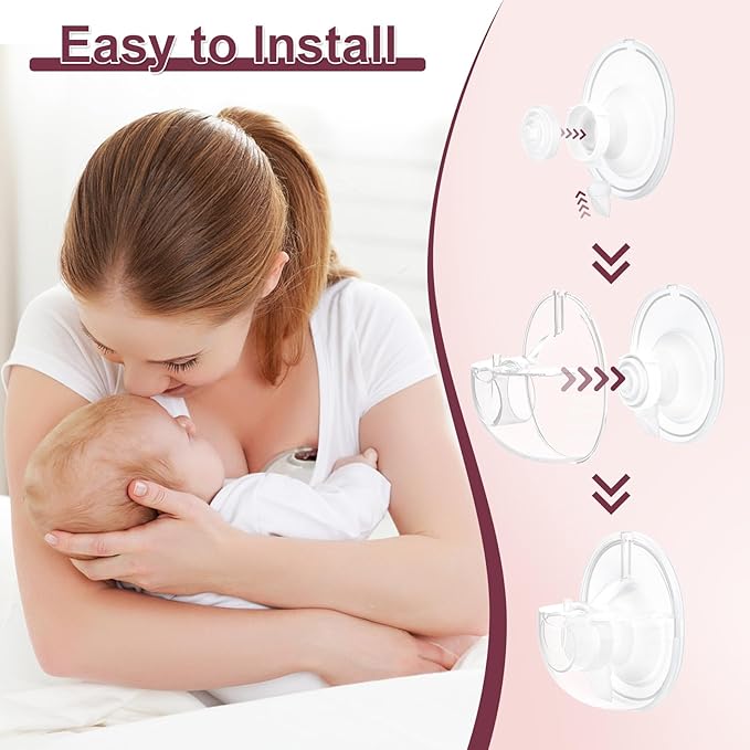 6Pcs Diaphragm Compatible with Momcozy M5 Breast Pump, Replacement Parts, Replacement Pump Parts Accessories Compatible for M5 Momcozy
