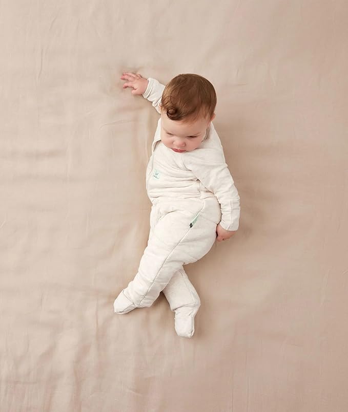 ergoPouch 1.0 TOG Sleeping Bag – Breathable, Cozy Sleepwear for Boys and Girls (2-3 Years, Oatmeal Marle)