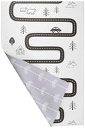 Baby Care Play Mat (Medium, Nordic Trails - Morning Fog Arrows) 73’’ x 49’’ Original One-Piece Reversible Rollable Waterproof Play Mat for Infants, Babies, Toddler, and Kids