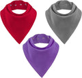 Adult Drool Bib for Special Needs, Large Elderly Bandana, Teen Bib for Women Men, Soft Absorbent Set for Kids