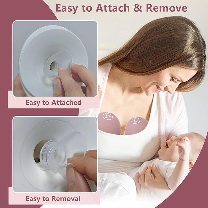 4pcs Flange Inserts 16mm Compatible with Momcozy M9/M6/M5/V1 Pro/V2 Pro/S12 Pro/S9 Pro Wearable Breast Pump, for Momcozy Breast Pump Replacement Parts, Reduce 24mm Nipple Tunnel Down to 16mm