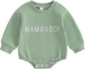 VISGOGO Newborn Infant Baby Boy Girls Oversized Romper Little Dude Sweater Onesie Coming Home Outfit Neutral Clothes