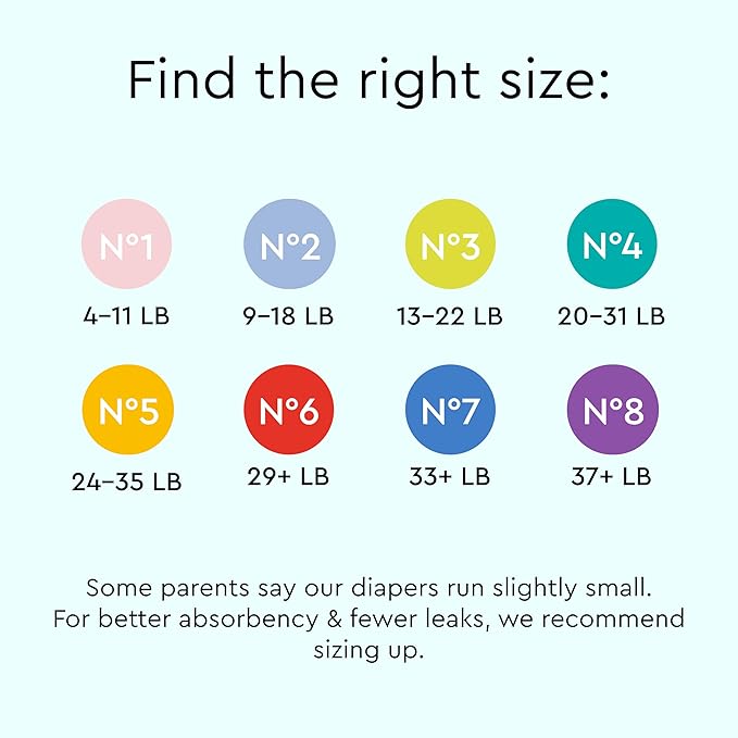 LILLYDOO Baby Diapers - Size 2 (9-18 lbs), Monthly Supply (204 Count), Leak Protection, Skin-Friendly, Ultrasoft, Perfume- & Chlorine-Free, Hypoallergenic, Dermatologist Tested, Oeko-TEX®