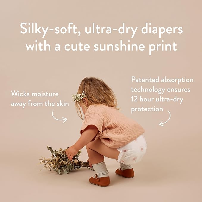 Joonya Baby Diapers, Size 2 S (7-13 lb) - 1 Bag of 30 - New Range - NonToxic, Eco-Friendly, Ultra Slim, Overnight Use - Made in Denmark