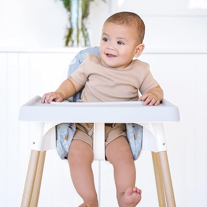 Nibble and Rest Highchair Insert Cover, Compatible for IKEA Antilop Highchair, High Chair Accessories Stain-Proof and Wipeable Insert Cover(Cushion NOT Included)(Dalmation)