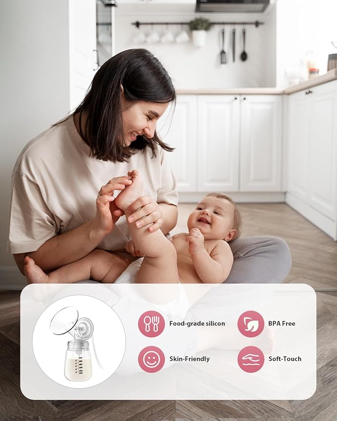 Electric Breast Pump Parts Compatible with Spectra S1/S2/9 Plus, 2Pcs Duckbill Valves and 2Pcs 22mm Flange (Not Original Spectra Accessories)