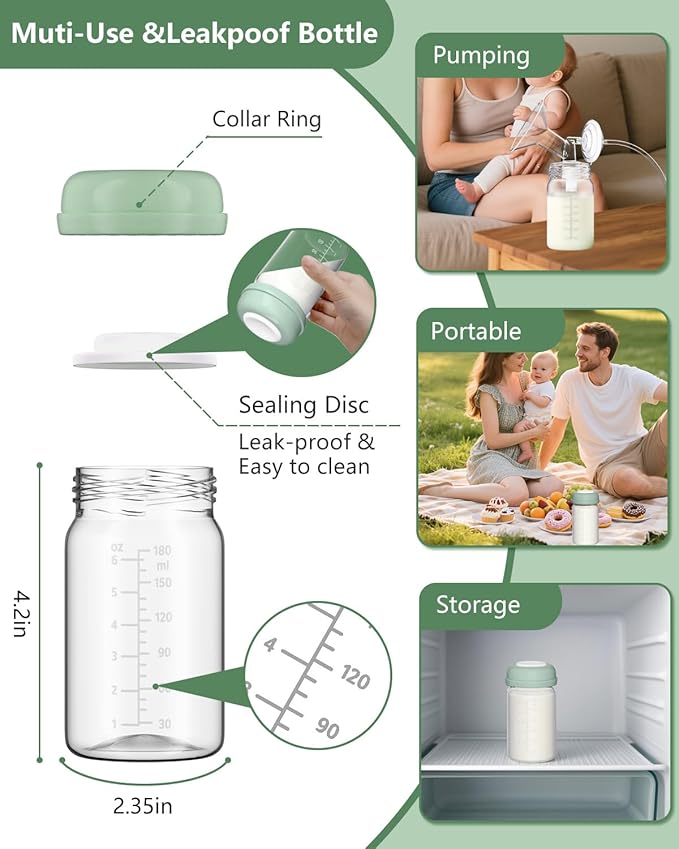 Breast Pump Parts Compatible with Spectra S1/S2/9 Plus/Synergy Gold, Full Set Replacement Parts for Spectra Include 28mm Flange, Duckbill Valve, Backflow Protector, Tubing, Bottle, Not Original Parts