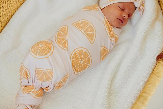 Copper Pearl Baby Swaddle Blanket - Premium Knit Baby Blanket, Large Soft Stretchy Receiving Blankets for Baby Boy and Girl, Swaddles for Newborn, Infant, and Toddler (Cutie)