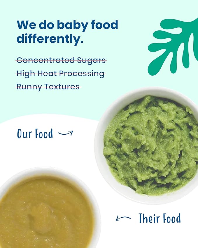 Amara Organic Baby Food - Stage 2 - Pumpkin Pear - Baby Cereal to Mix With Breastmilk, Water or Baby Formula - Shelf Stable Baby Food Pouches Made from Organic Fruit and Veggies - 10 Pouches, 3.5oz Per Serving