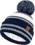 FZ FANTASTIC ZONE Kids Toddler Winter Hat Beanie with Warm Fleece Ski Baby Hats for 2-7 Years Skull Cap Baby Boys Girls Gifts