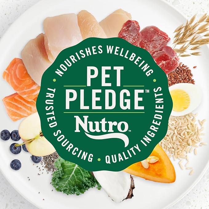 Nutro Ultra High Protein Dry Puppy Food, Trio of Proteins from Chicken, Lamb and Salmon, 22 lb Bag