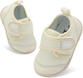 FEETCITY Baby First Walking Shoes Boys Girls Infant Sneakers Crib Shoes Breathable Lightweight Slip On Shoes