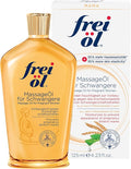 Massage Body Oil for Pregnant Woman – Maternity Skincare Oil, Skin Elasticity Increase by 35% – Prevents Stretch Marks, Safe to use for mom & Baby – Vegan, 125 ml / 4.23 Fl Oz