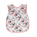 BapronBaby Vintage Rose Bapron - No Neck Tie Safer Bib for Baby & Toddler - Soft Waterproof Stain Resistant - Machine Washable - Sz Preschool 3-5yrs