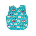 BapronBaby Ice Cream Truck Bapron - No Neck Tie Safer Bib for Baby & Toddler - Soft Waterproof Stain Resistant - Machine Washable - Sz Baby/Toddler 6m-3T