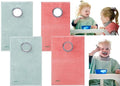 MATZ Terry Towel Slip On Baby Bibs | Full Coverage | Ultra Absorbent 100% Cotton | Pullover For Babies And Toddlers | Feeding Drooling And Teething | Unisex Baby Bib With Soft Ribbed Neck