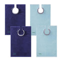 MATZ Terry Towel Snap On Toddler & Baby Bibs | For Feeding Drooling And Teething | Full Coverage For Babies | Ultra Absorbent 100% Cotton Bibs | Unisex | With Soft Ribbed Neck