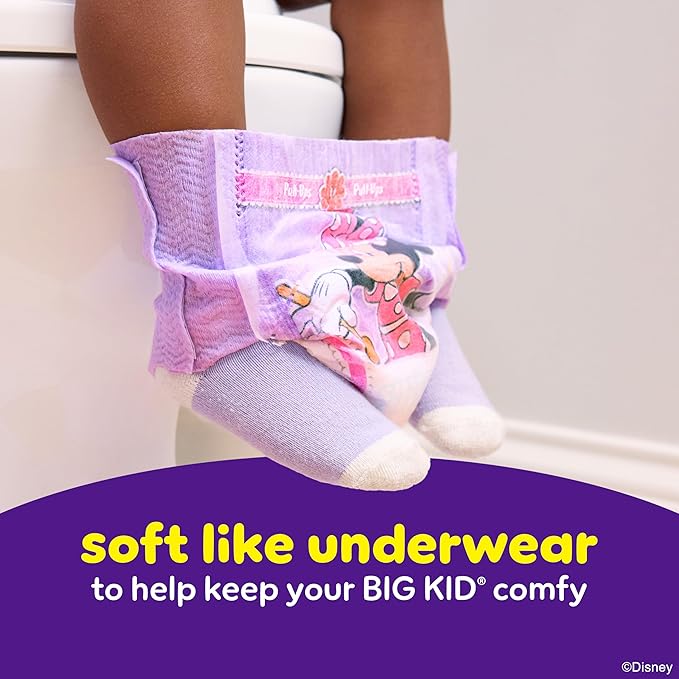 Pull-Ups Girls' Potty Training Pants, Size 4T-5T Training Underwear (38-50 lbs), 17 Count