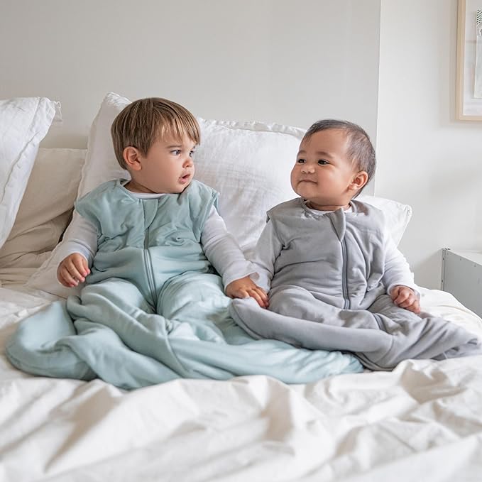 HALO SuperSoft Bamboo Wearable Blanket 1.5 TOG – Buttery Soft, Plush Baby Sleep Sack for Newborns, Infants & Toddlers, Hip-Healthy Design, Machine Washable, 0 – 6 Months, Small, Storm Grey