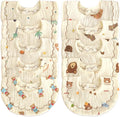 Baby Bibs Muslin Bibs for Baby Girl Boy for Drooling and Teething 10 Pack