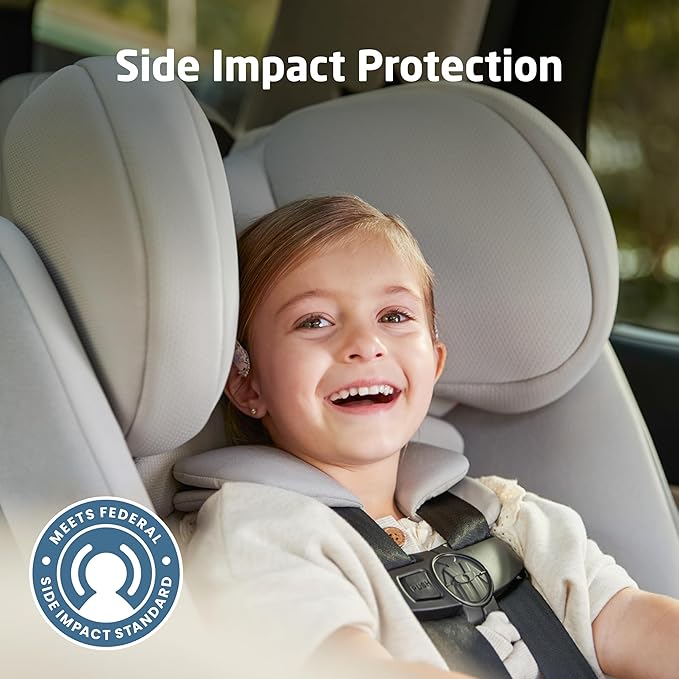 Maxi-COSI Pria All-in-One Convertible Car Seat, Infant to Toddler Car Seat, Easy-Install Harness, Machine-Washable Cover, 5-100 lbs, Sea Shadow