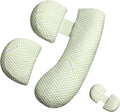 Pregnancy Pillow for Pregnant Women, Soft Pregnancy Body Pillow, Support for Back, Belly, HIPS, Legs, Maternity Pillow with Detachable and Adjustable Pillow Cover