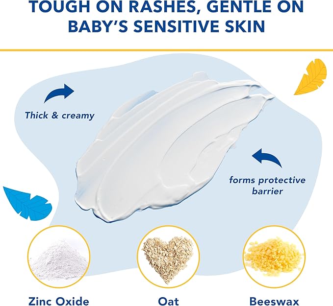 Triple Paste Diaper Rash Cream and Spatula Bundle - 8 oz Zinc Oxide Ointment and Spatula Treatment, Soothe and Prevent Rash with a Pediatrician-Recommended Hypoallergenic Formula