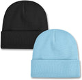 ZOORON Toddler Beanie Baby Beanies for Boys Girls Kids Winter Hats Children Knit Warm Caps 0-12years